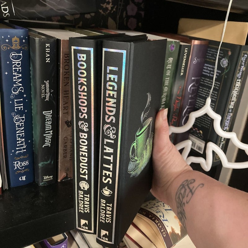 FairyLoot Exclusive  Legends and Lattes and Bookshops and Bonedust