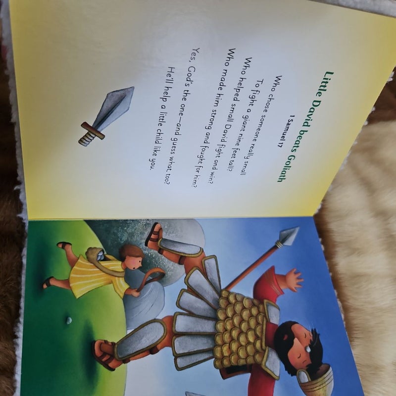 Baby's hug a bible