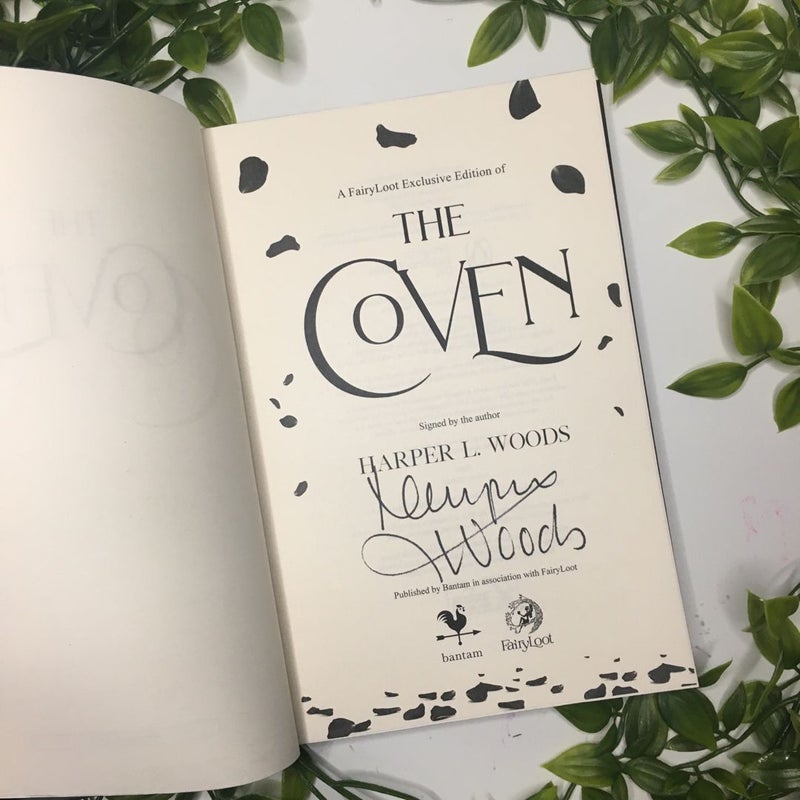 The Coven FairyLoot SIGNED by author Romantasy Exclusive 