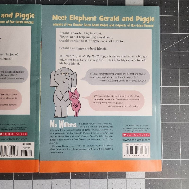 ELEPHANT & PIGGIE 2 book bundle