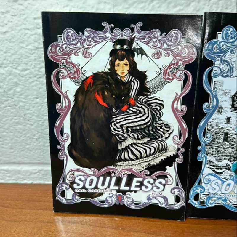 Soulless: the Manga, Vol. 1, Vol. 2, Vol. 3