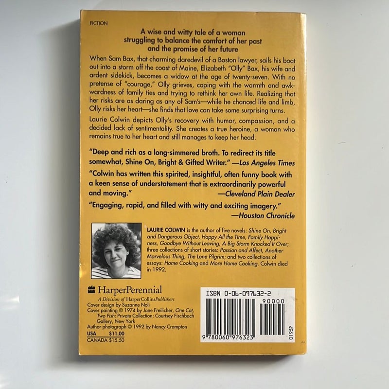 Shine on bright and dangerous object by laurie colwin paperback