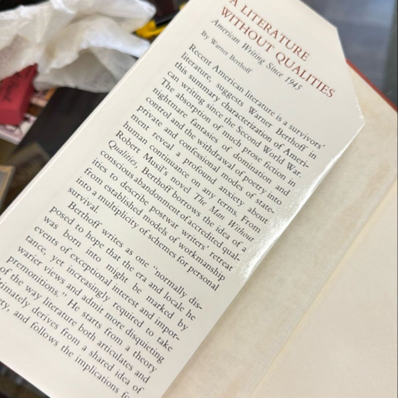 A Literature Without Qualities