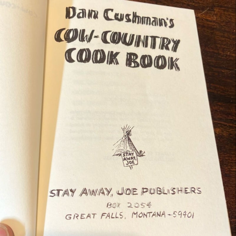 Cow country cookbook