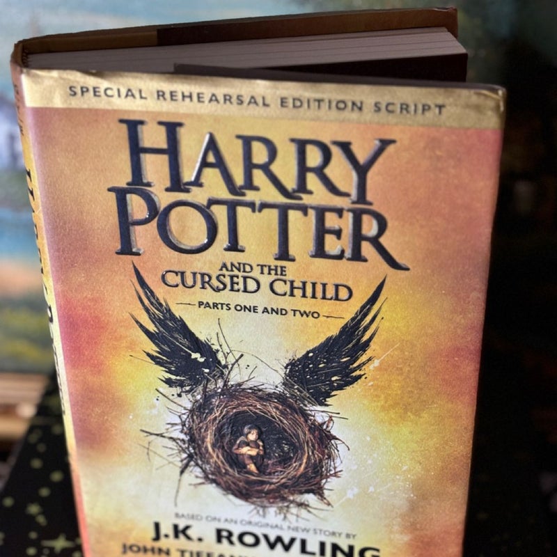 Harry Potter and the Cursed Child Parts One and Two (Special Rehearsal Edition Script) (1st edition 1st print)