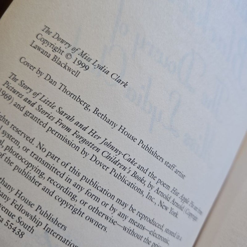 Dowry of Miss Lydia Clark