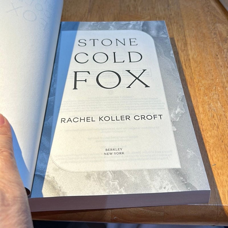 Stone Cold Fox * Uncorrected Proof