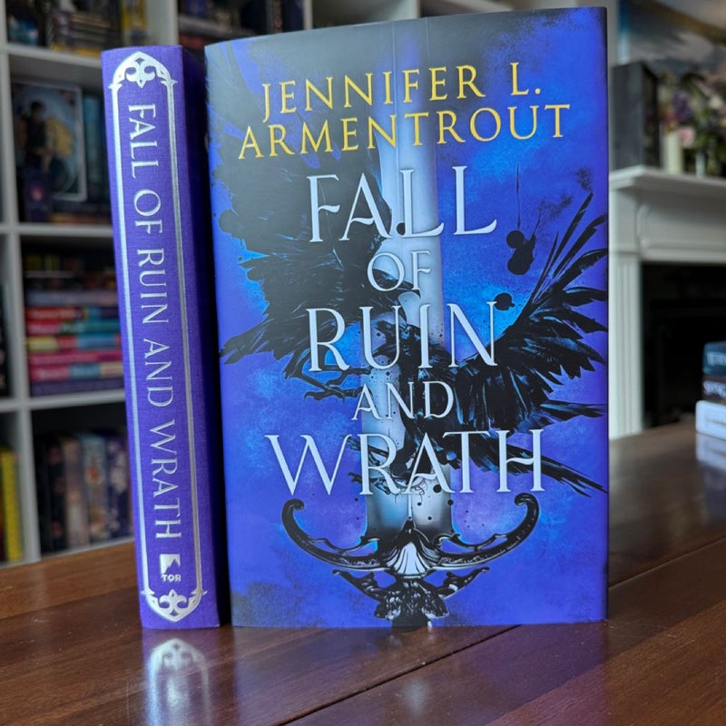 Fairyloot Exclusive Edition of Fall of Ruin and Wrath by Jennifer L Armentrout