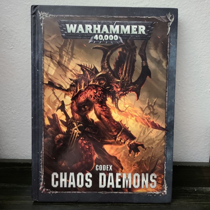 Warhammer 40k Chaos Daemons Codex Hardback Pre Owned