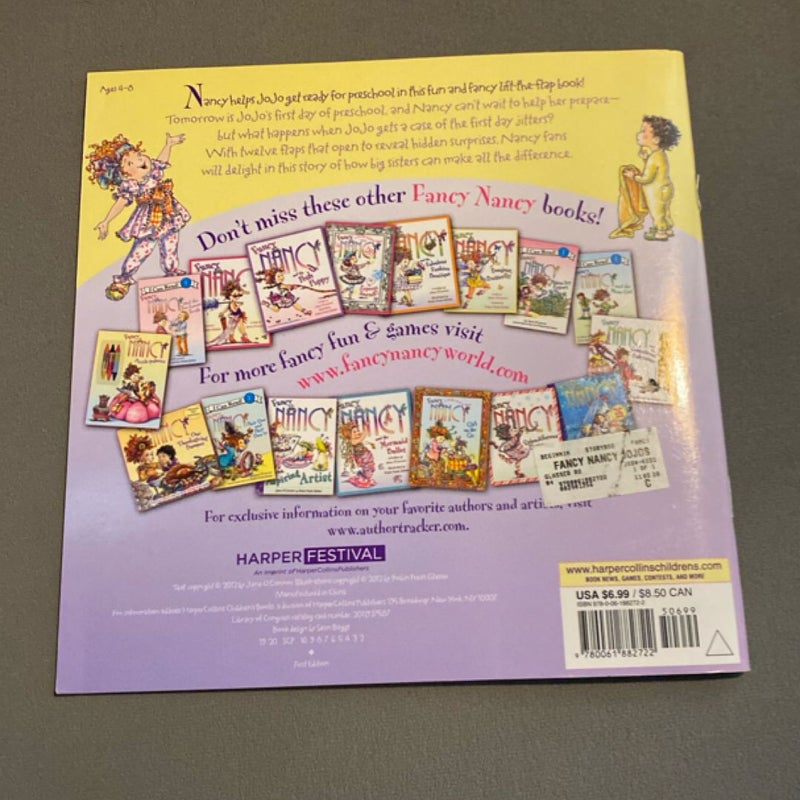Fancy Nancy: Jojo's First Day Jitters