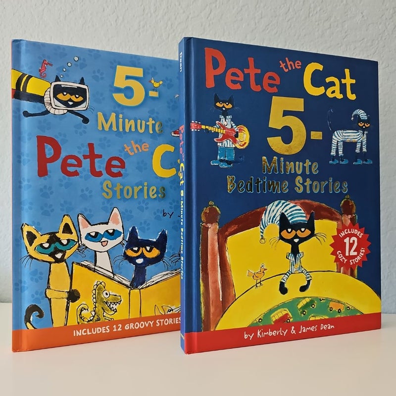 Pete the Cat Bundle: 5-Minute Pete the Cat Stories & 5-Minute Pete the Cat Bedtime Stories