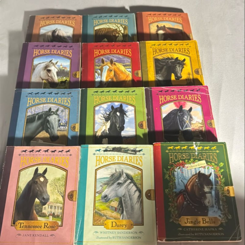 Horse Diaries Set - Volumes 1-12