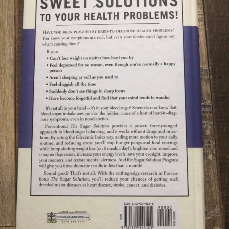 The Sugar Solution by Sari Harrar - Balance Blood Sugar Naturally