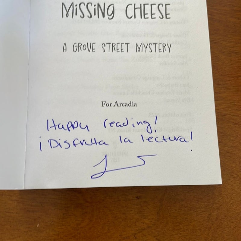 The Case of the Missing Cheese - SIGNED