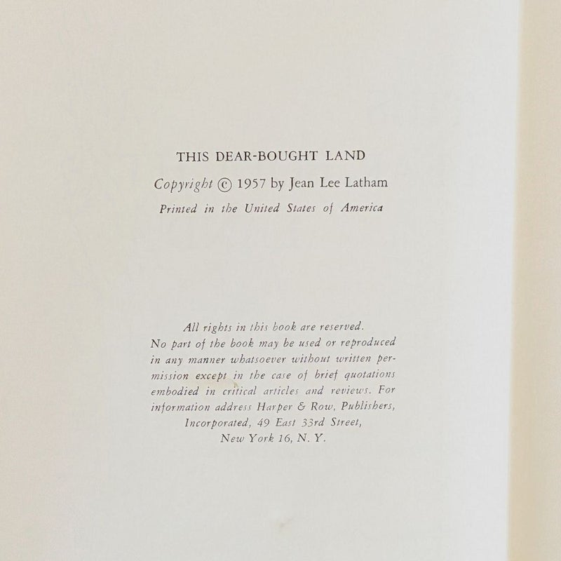 This Dear-Bought Land ©1957