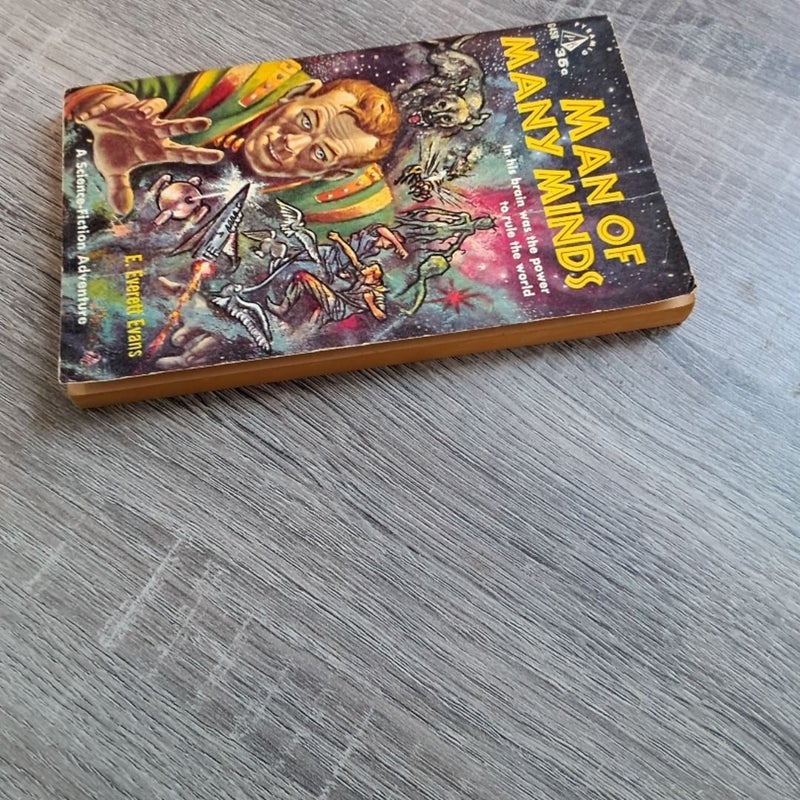 Man of Many Minds By E. Everett Evans 1959 Pyramid Paperback