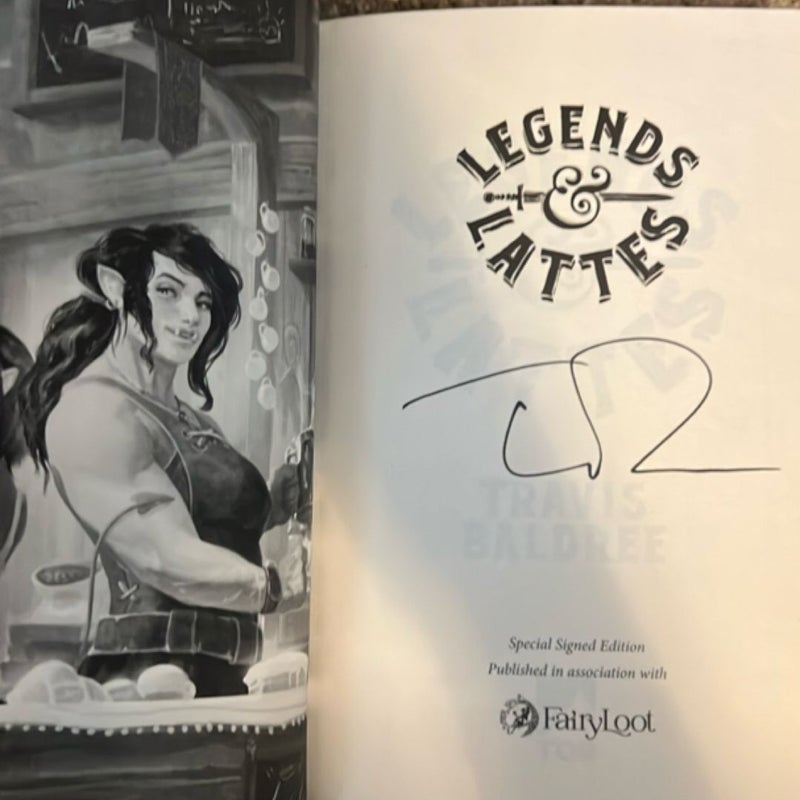 Bookshops and Bonedust + Legends and Lattes SIGNED