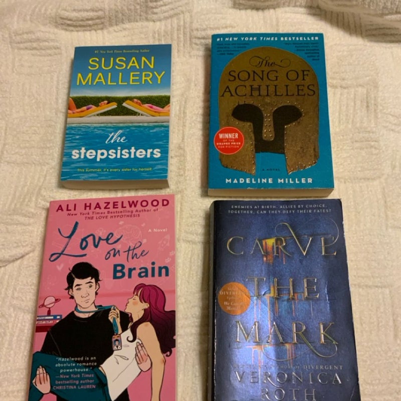 The Stepsisters & The Song of Achilles & Love on the brain & Carve the Mark 