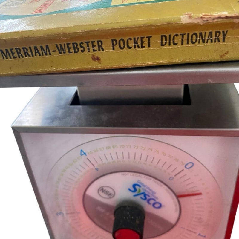 The Mirriam Webster Pocket Dictionary