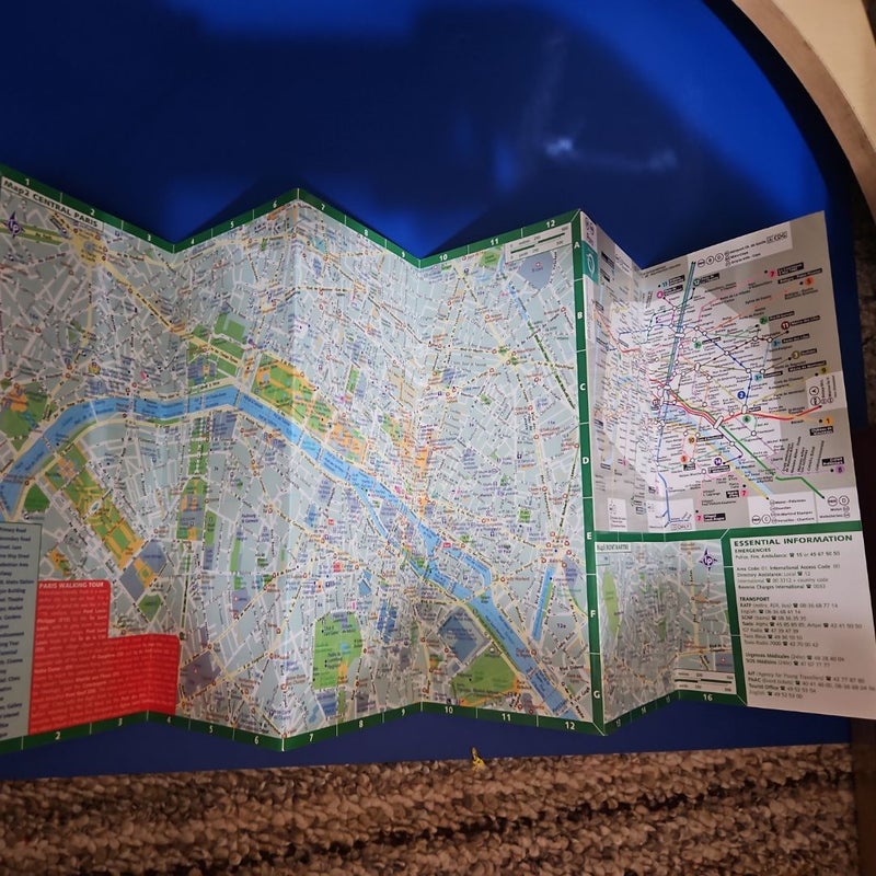 Lonely Planet City Map: PARIS