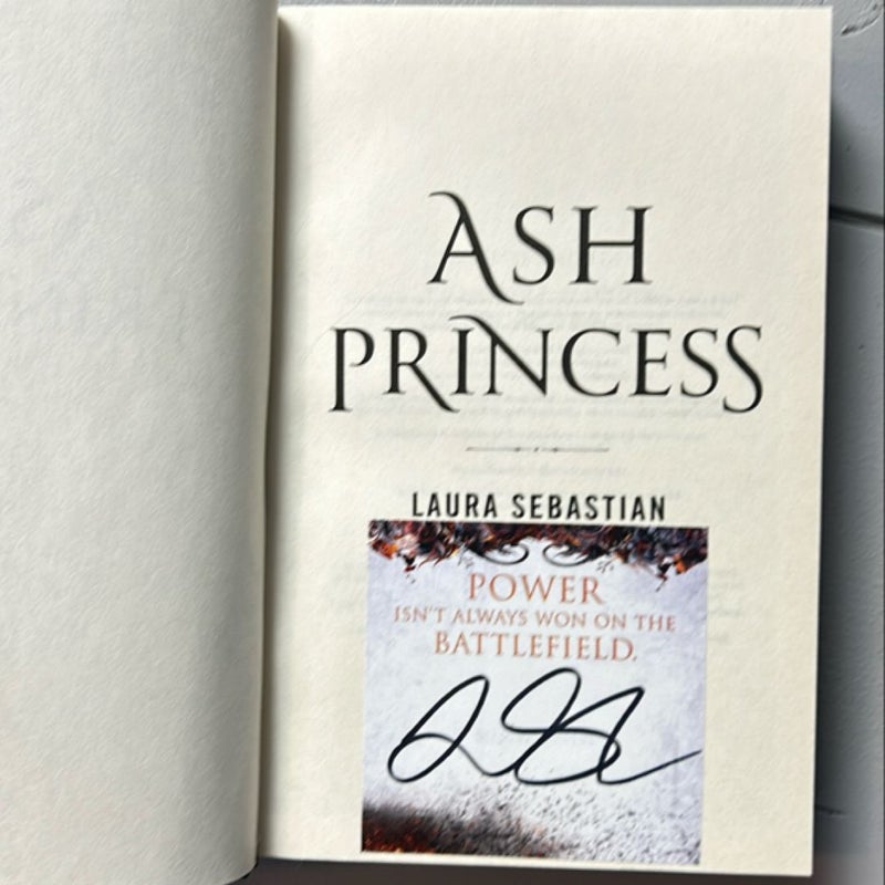 Ash Princess SIGNED BOOKPLATE