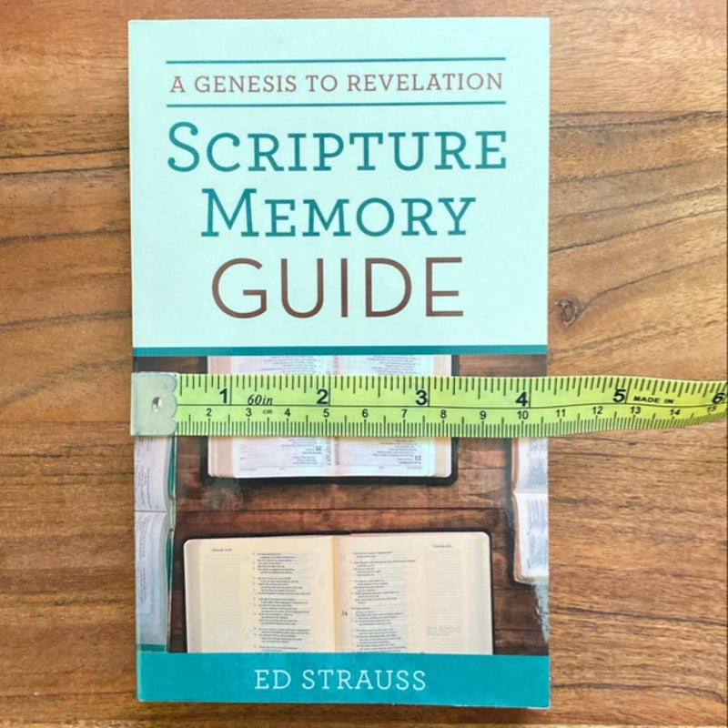 A Genesis to Revelation Scripture Memory Guide