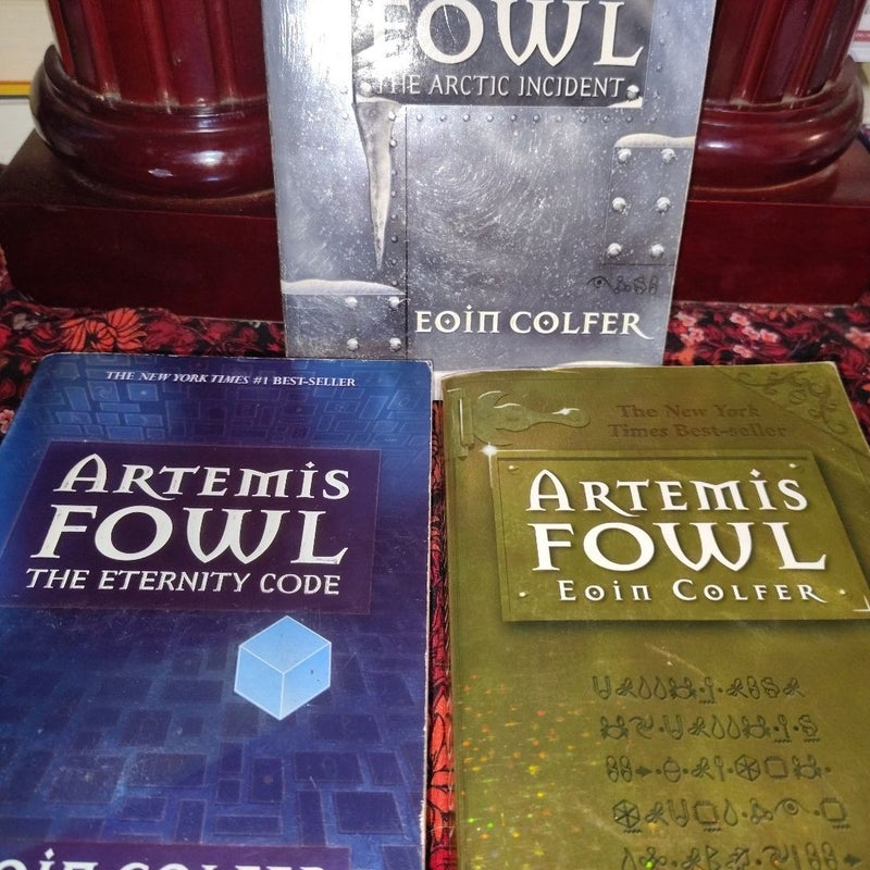Artemis Fowl Book Lot of 3