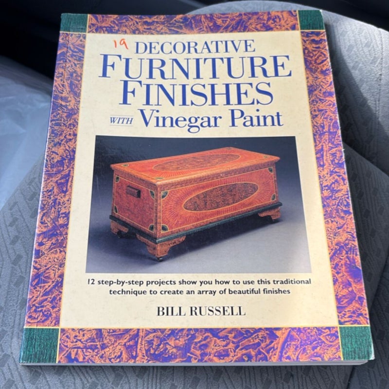 Decorative Furniture Finishes with Vinegar Paint