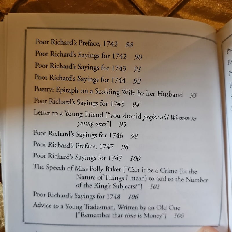 Poor Richard's Almanack and Other Writings