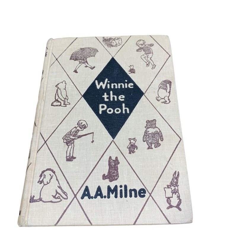 Vintage Winnie the Pooh Hardcover Book  1950 