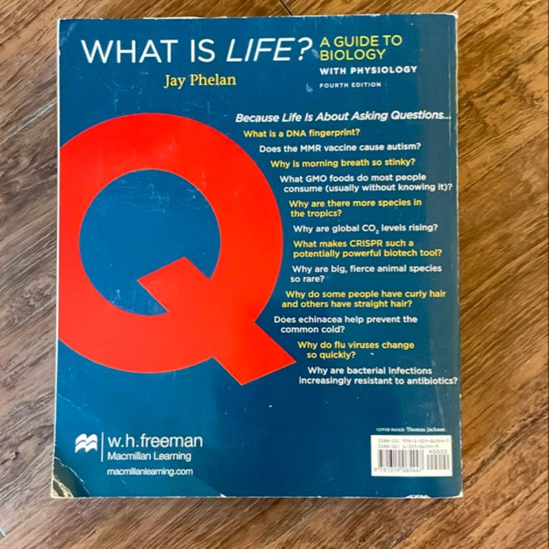 What Is Life? a Guide to Biology with Physiology