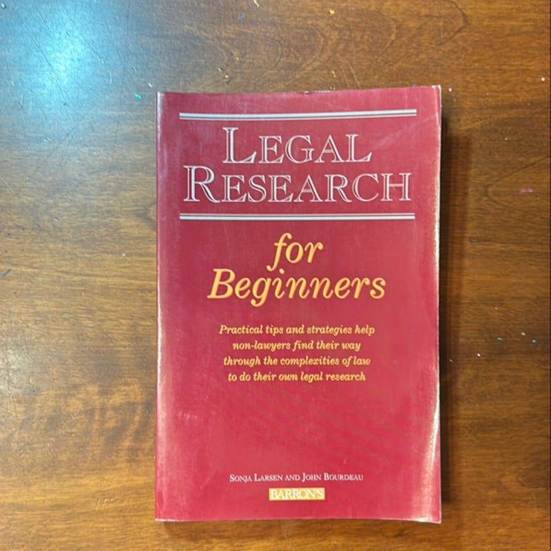 Legal Research for Beginners