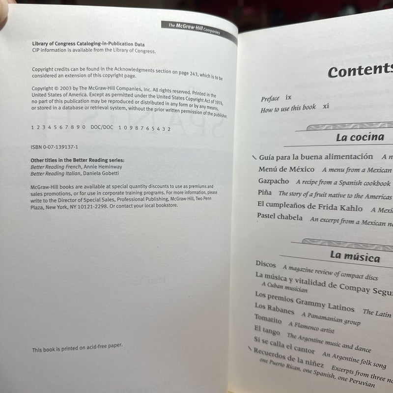 Better Reading Spanish