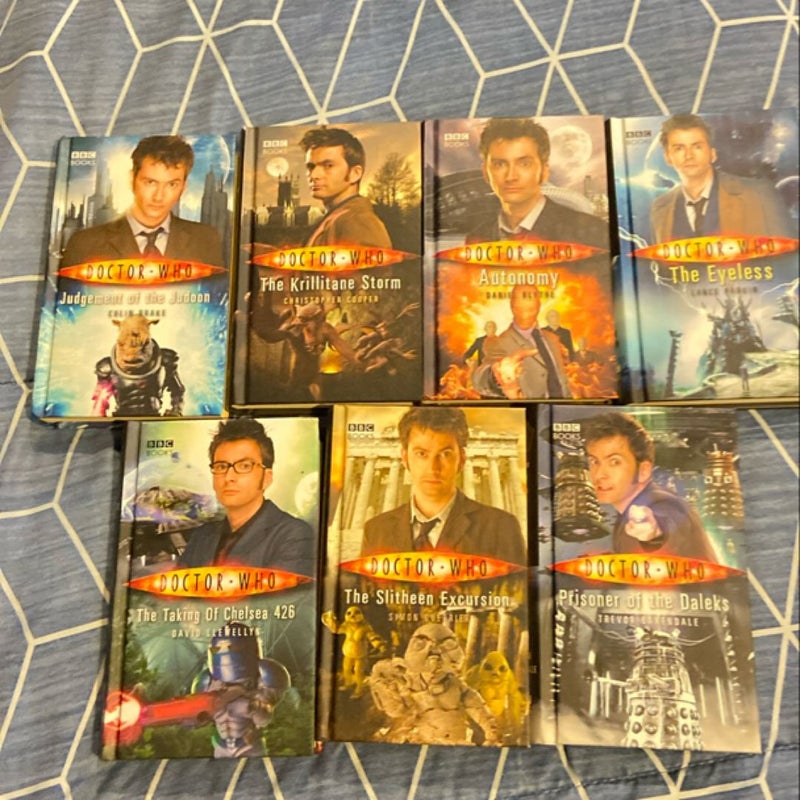 Doctor Who 7 book collection 