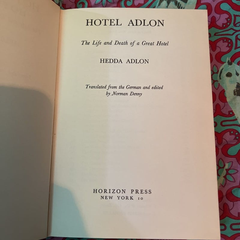 Hotel Adlon (Vintage 1960)