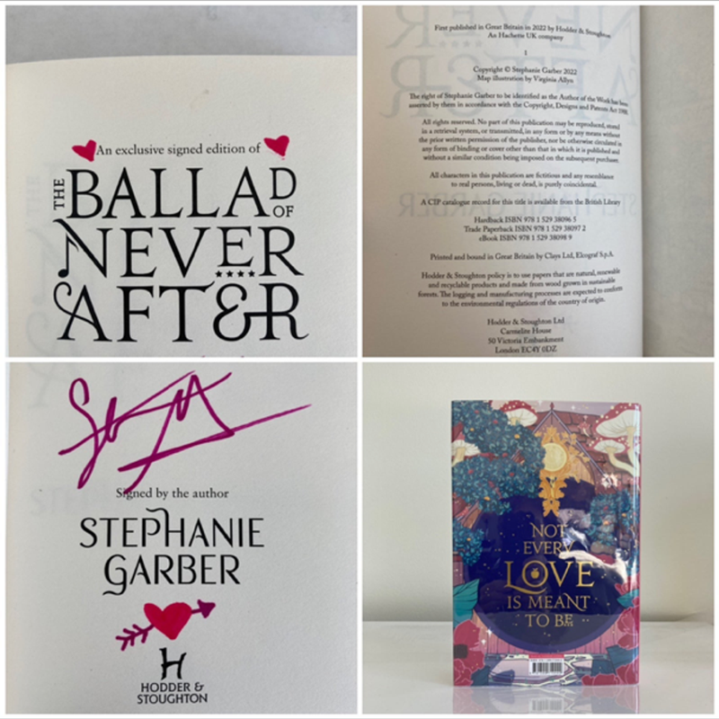 Waterstones A hotsell Ballad of Never After Signed