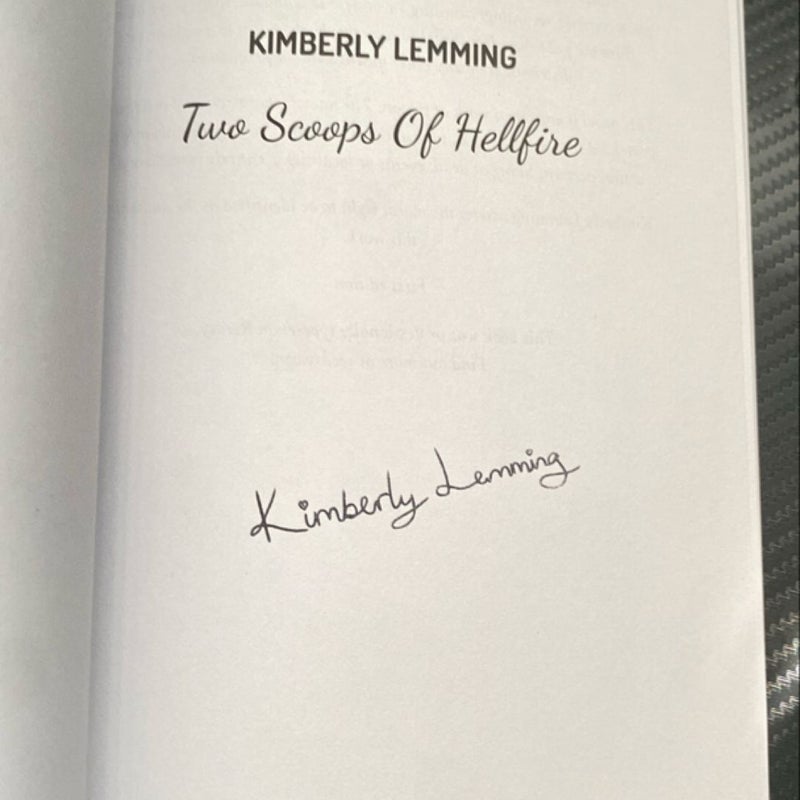 Two Scoops of Hellfire Signed