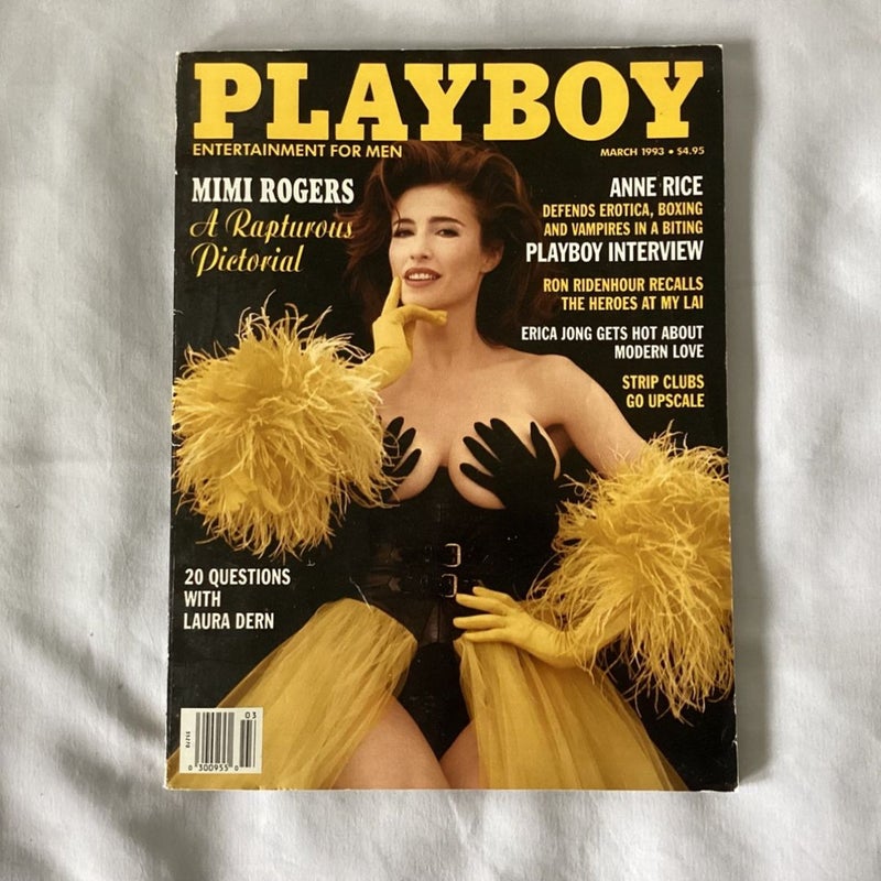 PLAYBOY - MARCH 1993 - MIMI ROGERS ANNE RICE