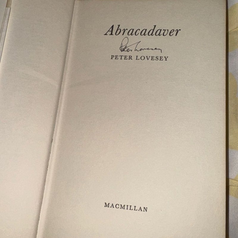 Abracadaver SIGNED 