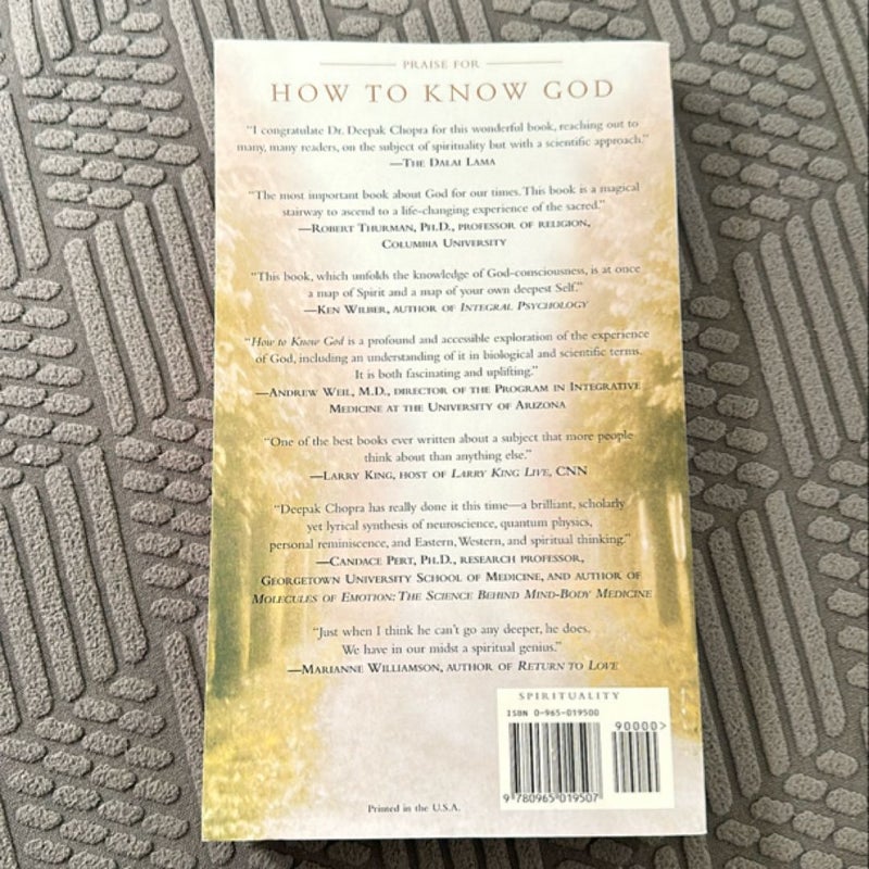 How to Know God