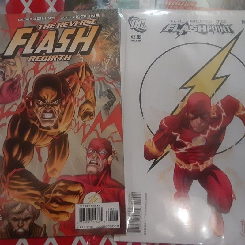 The Flash Brightest Day , Flashpoint dc comics lot 