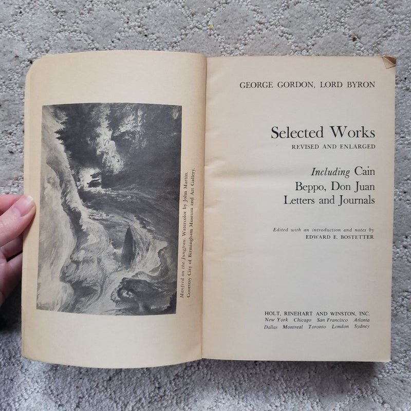 Selected Works of Lord Byron (Rinehart Edition, 1972)
