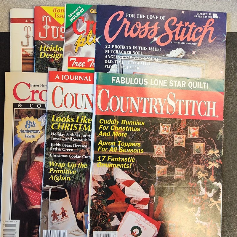 Christmas Cross Stitch Magazine Bundle by Country Stitch; Cross-Stitch &  Country Crafts; For the Love of Cross Stitch; Cross-Stitch Plus; Just Cross  Stitch, Paperback