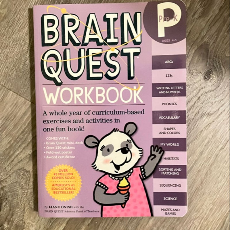 Brain Quest Workbook: Pre-K