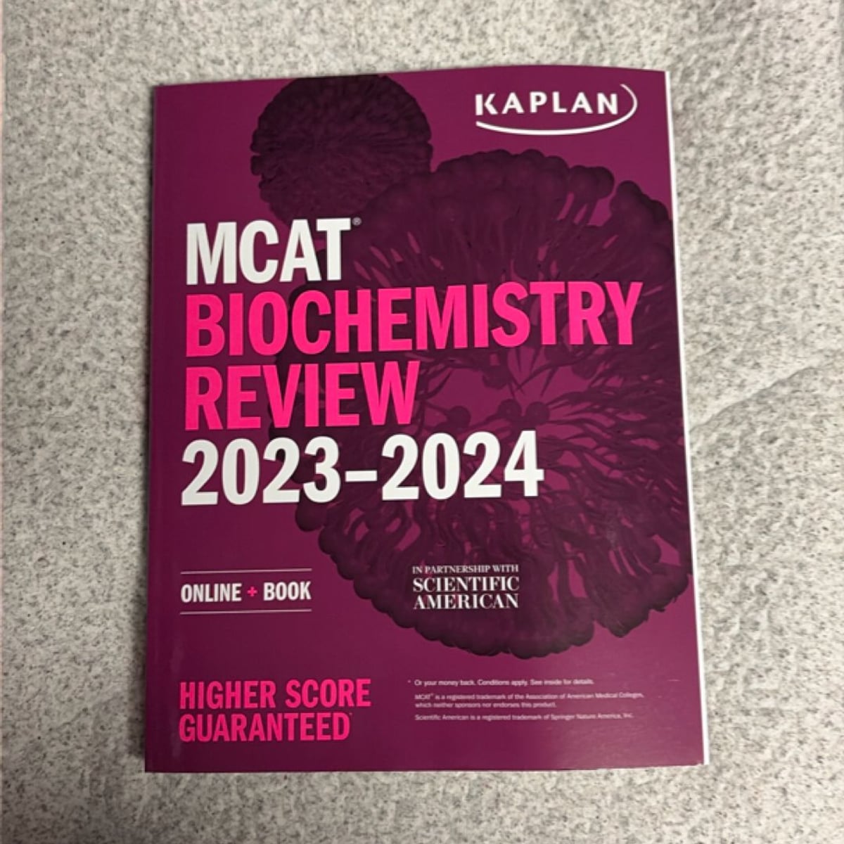 MCAT Biochemistry Review 2023-2024 by Kaplan Test Prep