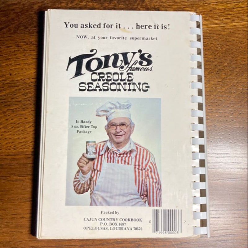 Tony Chachere’s Cajun Country Cookbook 