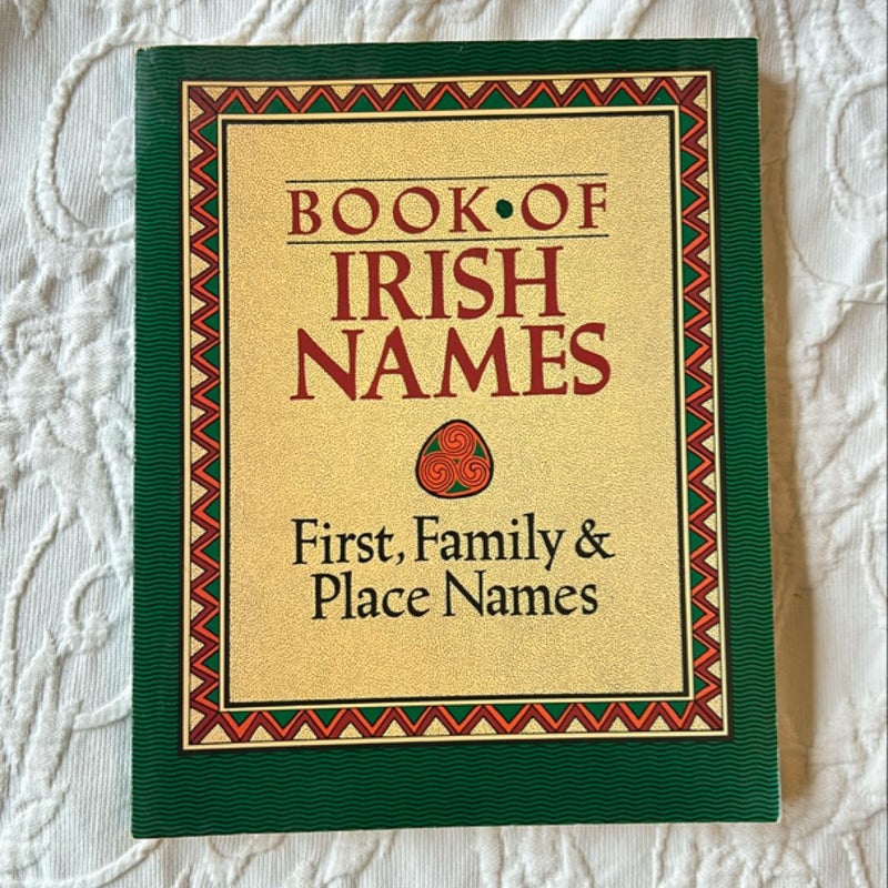 Book of Irish Names