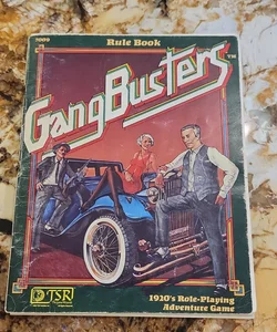GangBusters Rule Book 1920's Roleplaying Adventure Game **missing pages **