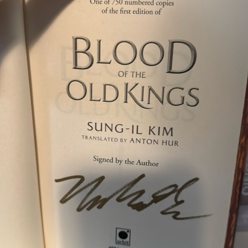SIGNED Blood of the Old Kings