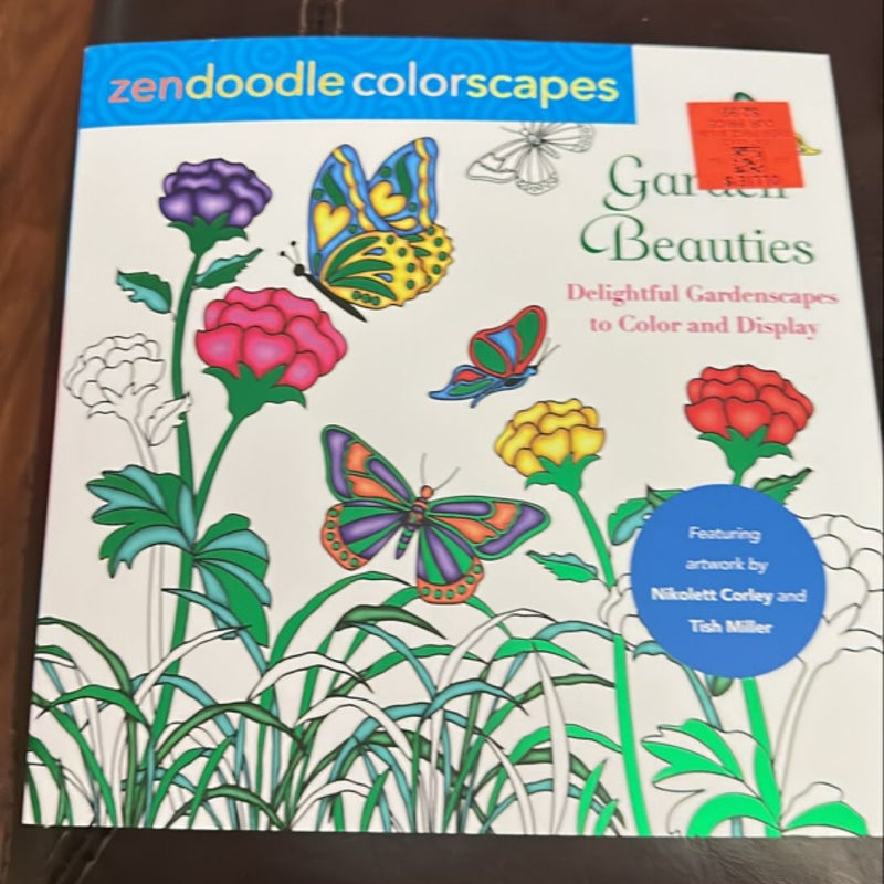 Zendoodle Colorscapes: Garden Beauties